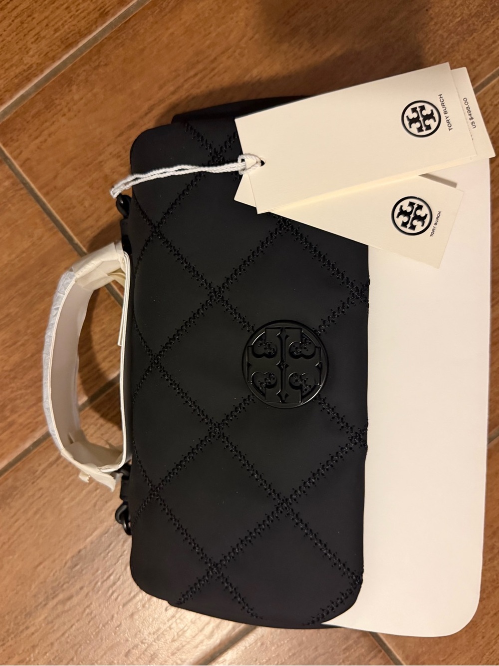 Tory Burch Quilted Leather Crossbody Bag